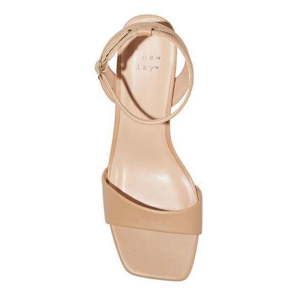NWT A New Day Womens Block Sonora Heels 83821301 Tan Brown 11M - Picture 3 of 9